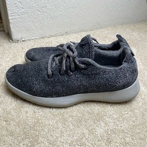 Allbirds Wool Runners Men’s Size 9 Natural Grey/Grey Sole Comfort Shoes